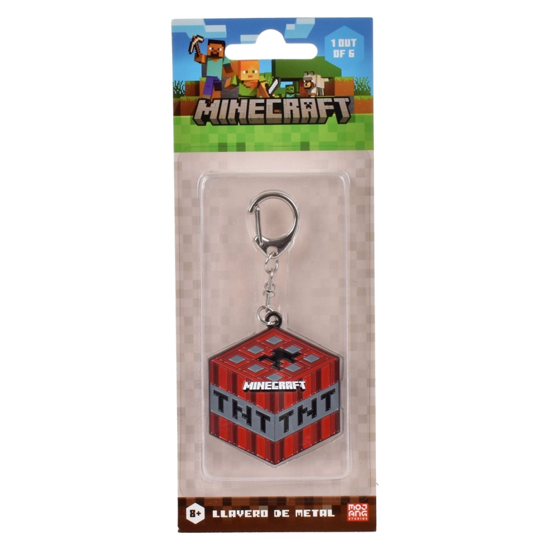 LLAVERO METALICO MINECRAFT COLECCION TNT - 3