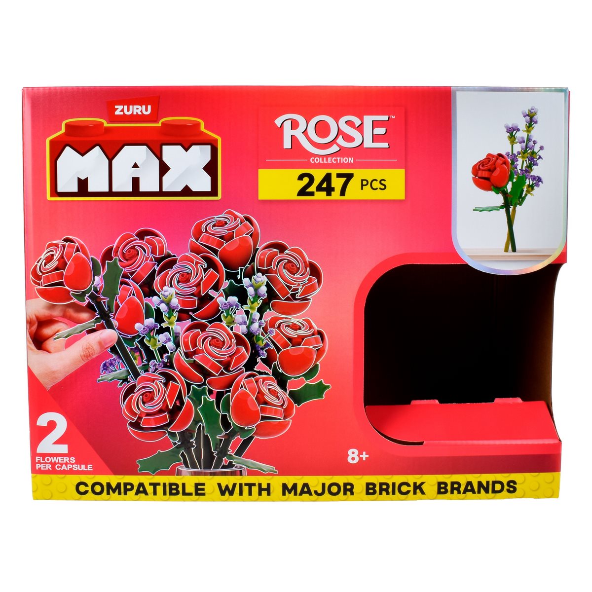 BLOQUES MAX 247 PIEZAS ROSAS PARA CONSTRUCCION - 5