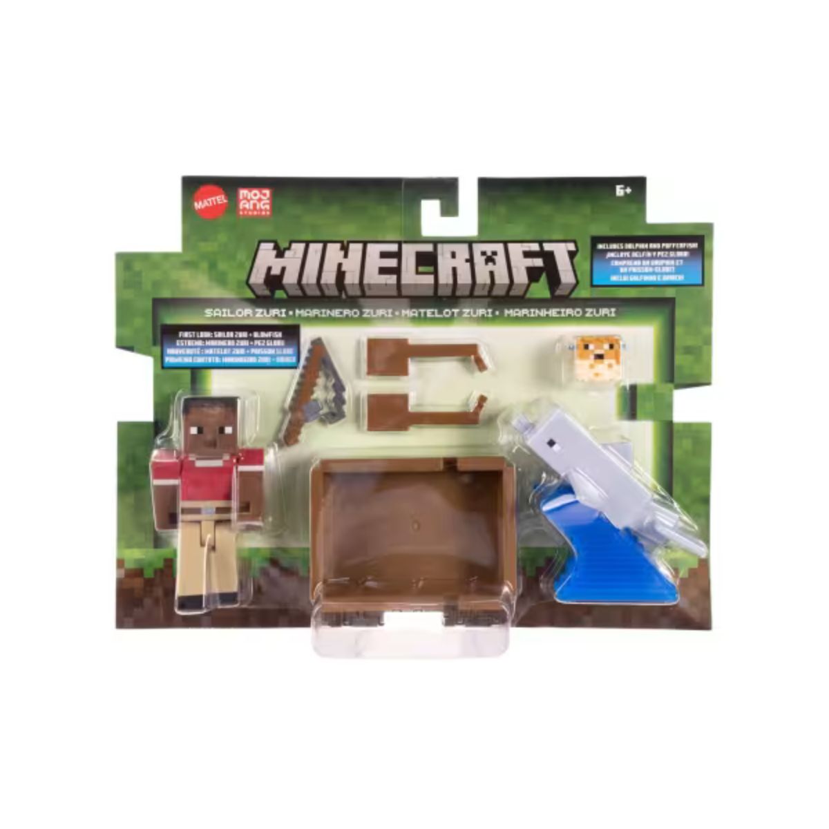 FIGURAS DE ACCION MINECRAFT 2 PACK MARINERO ZURI 8 CM - 3