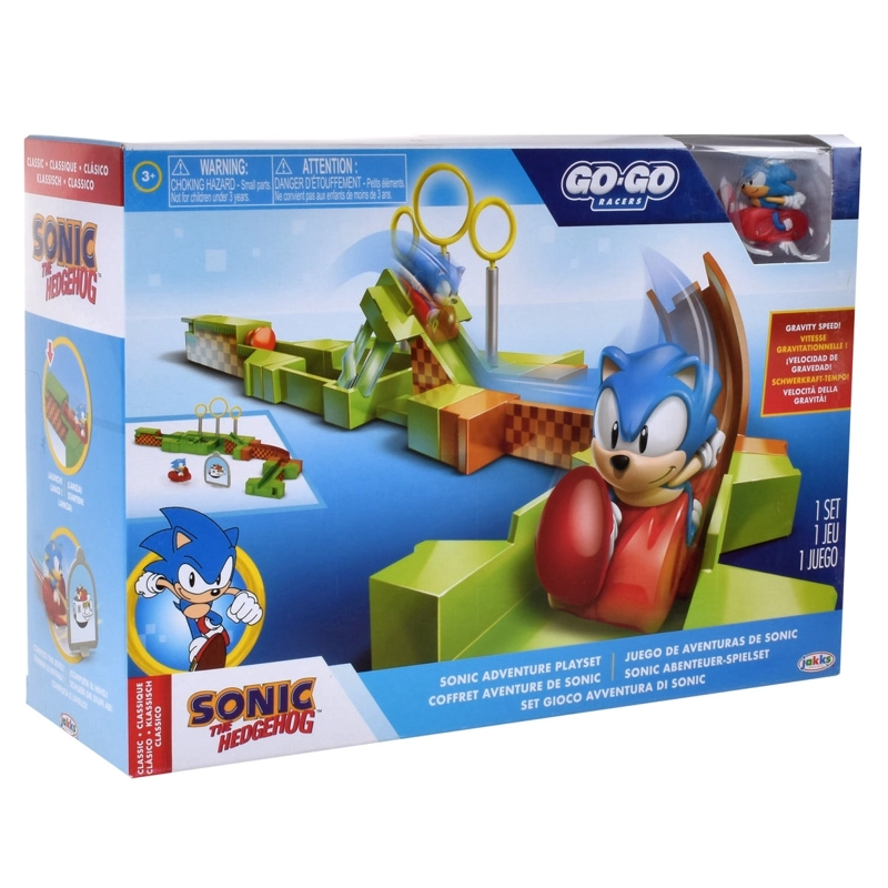 PLAYSET AUTOS DE CARRERA GO GO SONIC -SONIC - 5