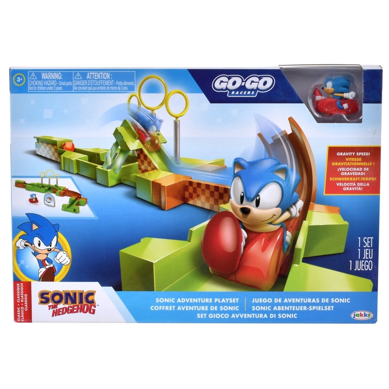 PLAYSET AUTOS DE CARRERA GO GO SONIC -SONIC - 6