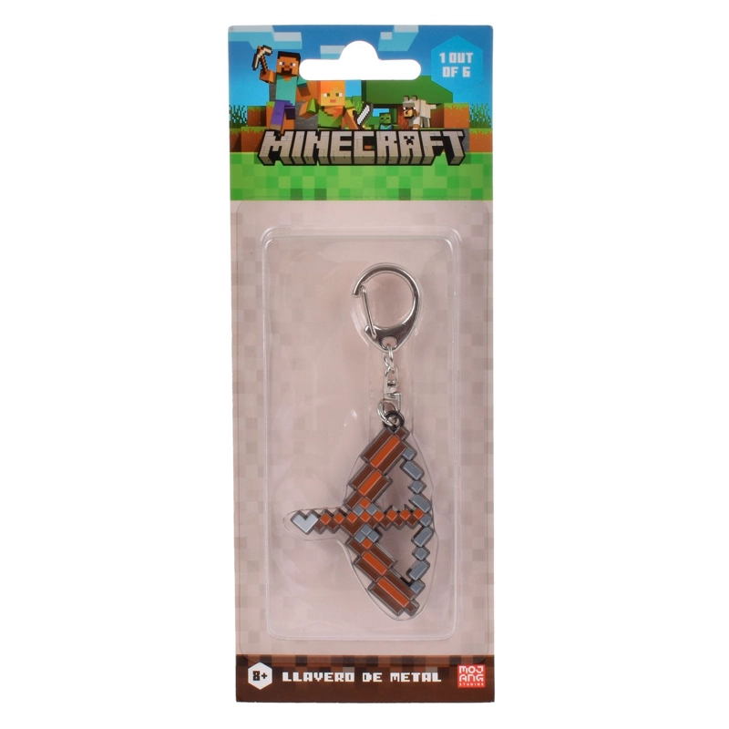 LLAVERO METALICO MINECRAFT COLECCION FIGURAS - ARCO - 3