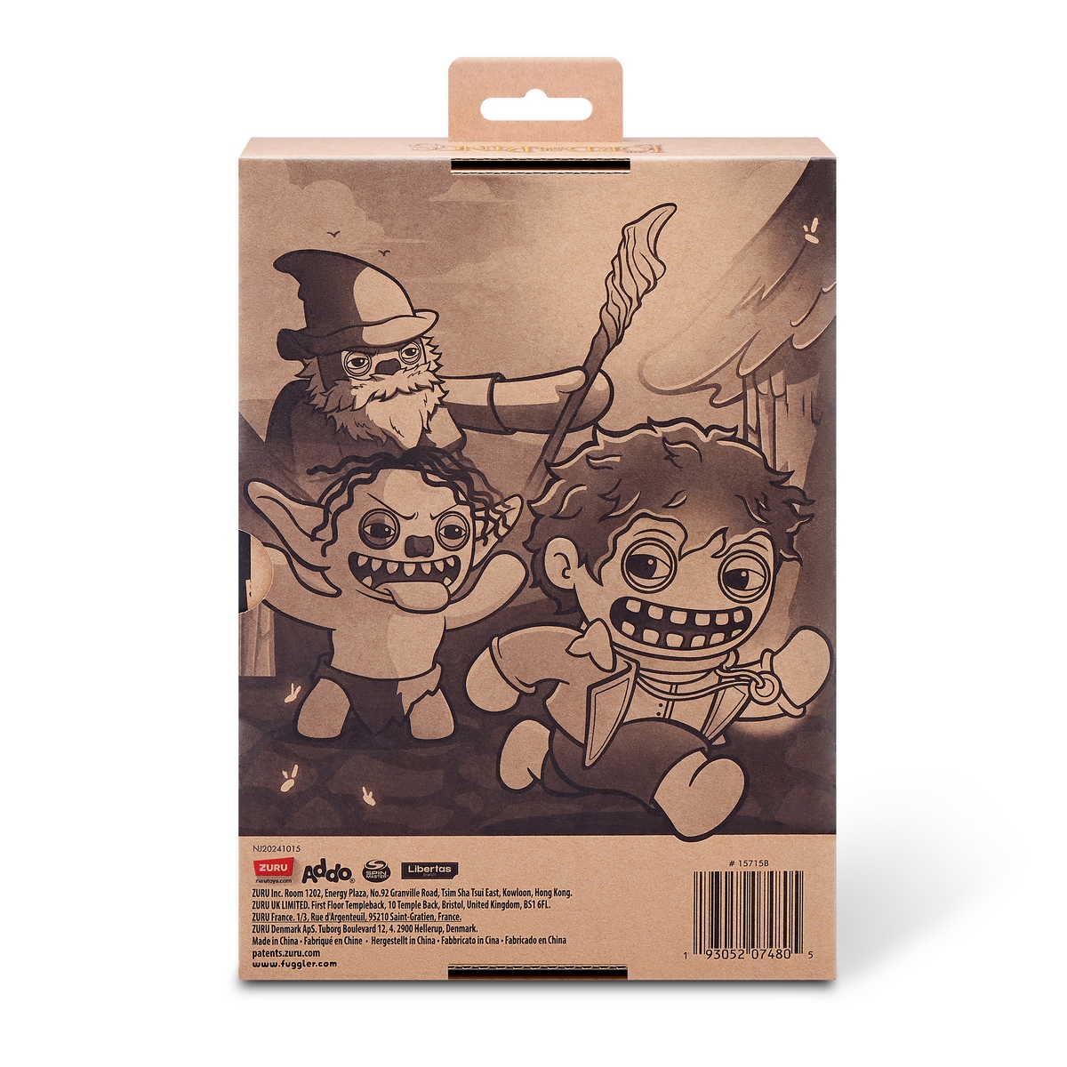 PELUCHE FUGGLERS COLECCION EL SEÑOR DE LOS ANILLOS GOLLUM - 4