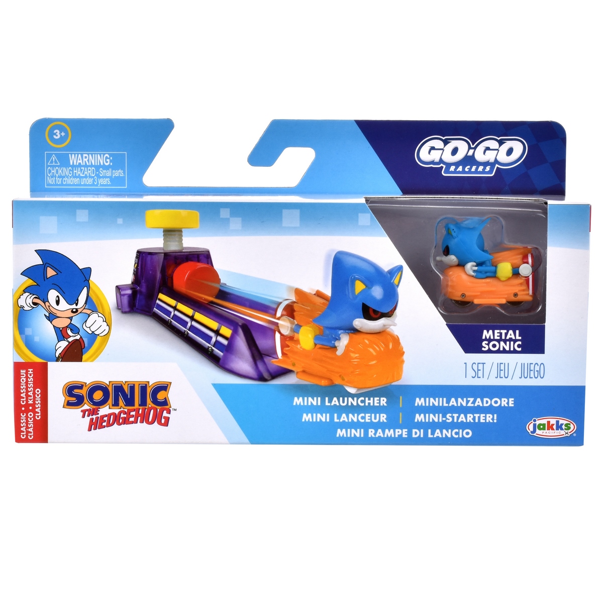 AUTO DE CARRERA SONIC COLECCION GO GO RACERS -METAL SONIC - 2