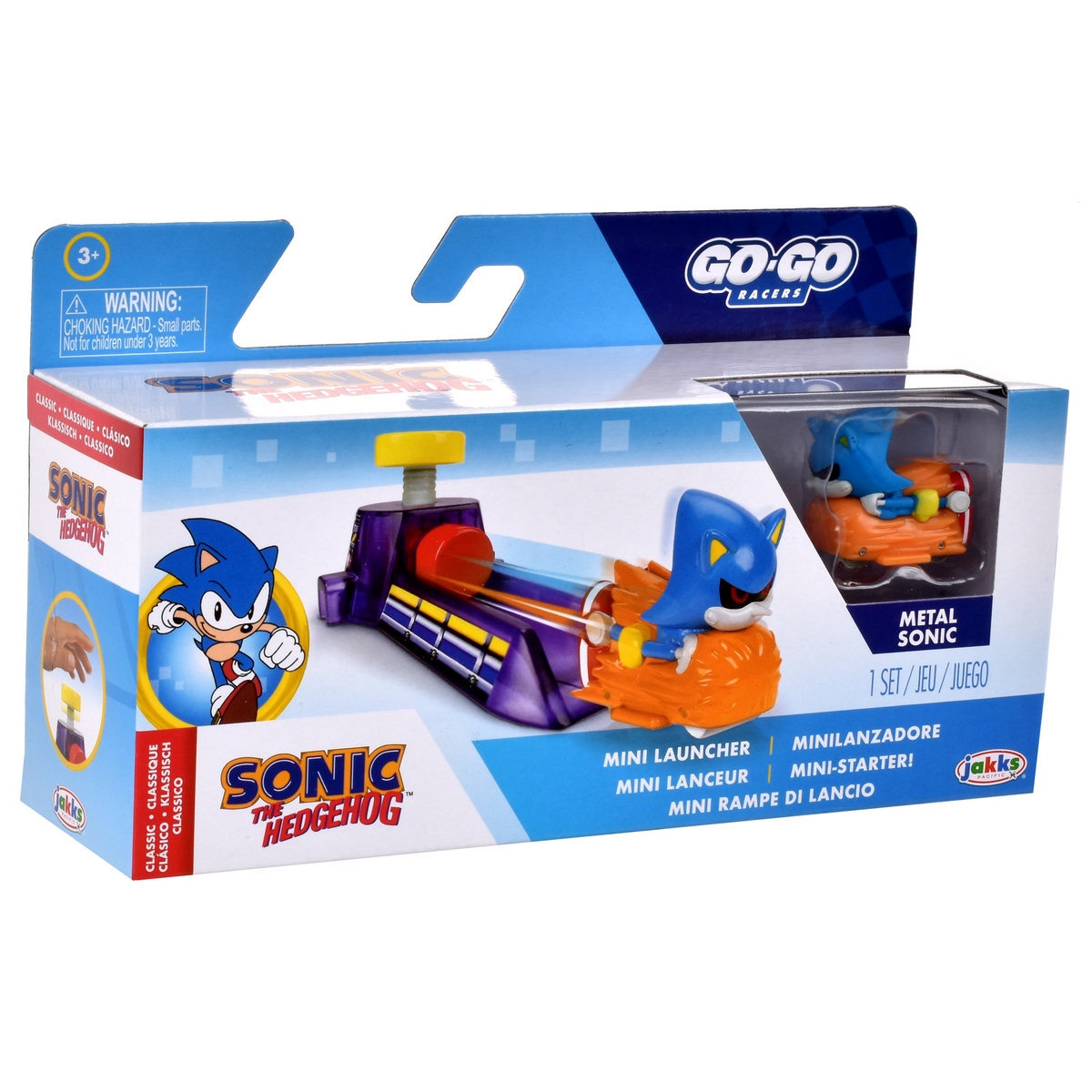 AUTO DE CARRERA SONIC COLECCION GO GO RACERS -METAL SONIC - 3