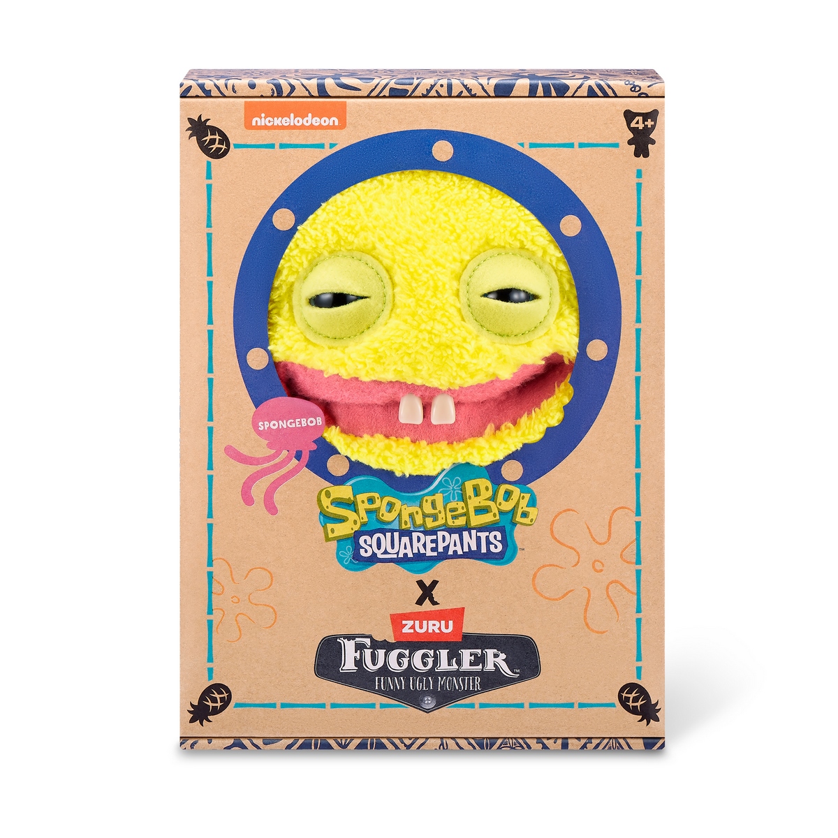 PELUCHE FUGGLERS DE 23 CMS BOB ESPONJA DE ZURU - BOB ESPONJA - 3