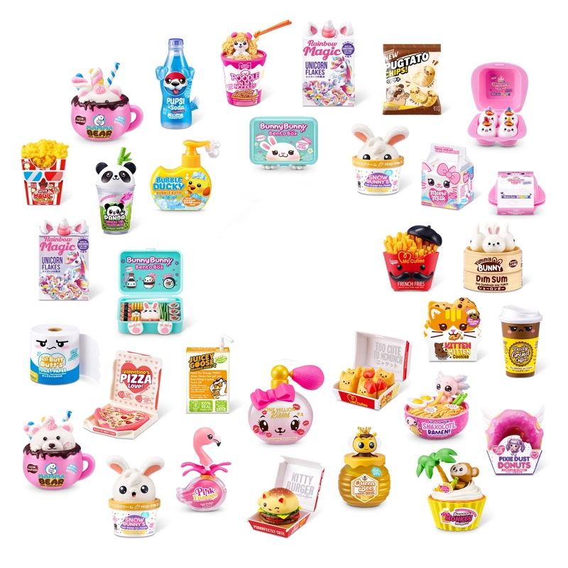 BOLA MINI BRANDS CON 5 SORPRESAS SERIE KAWAII DE ZURU - 1