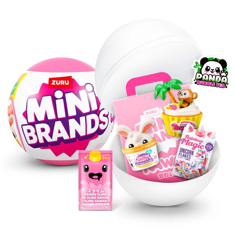 BOLA MINI BRANDS CON 5 SORPRESAS SERIE KAWAII DE ZURU - 3