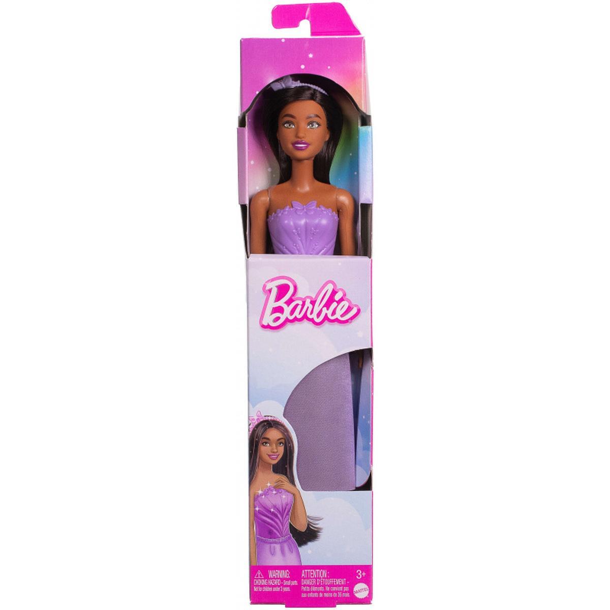 MUÑECA BARBIE ROYAL REFRESH VESTIDO MORADO Y ACCESORIOS - 3