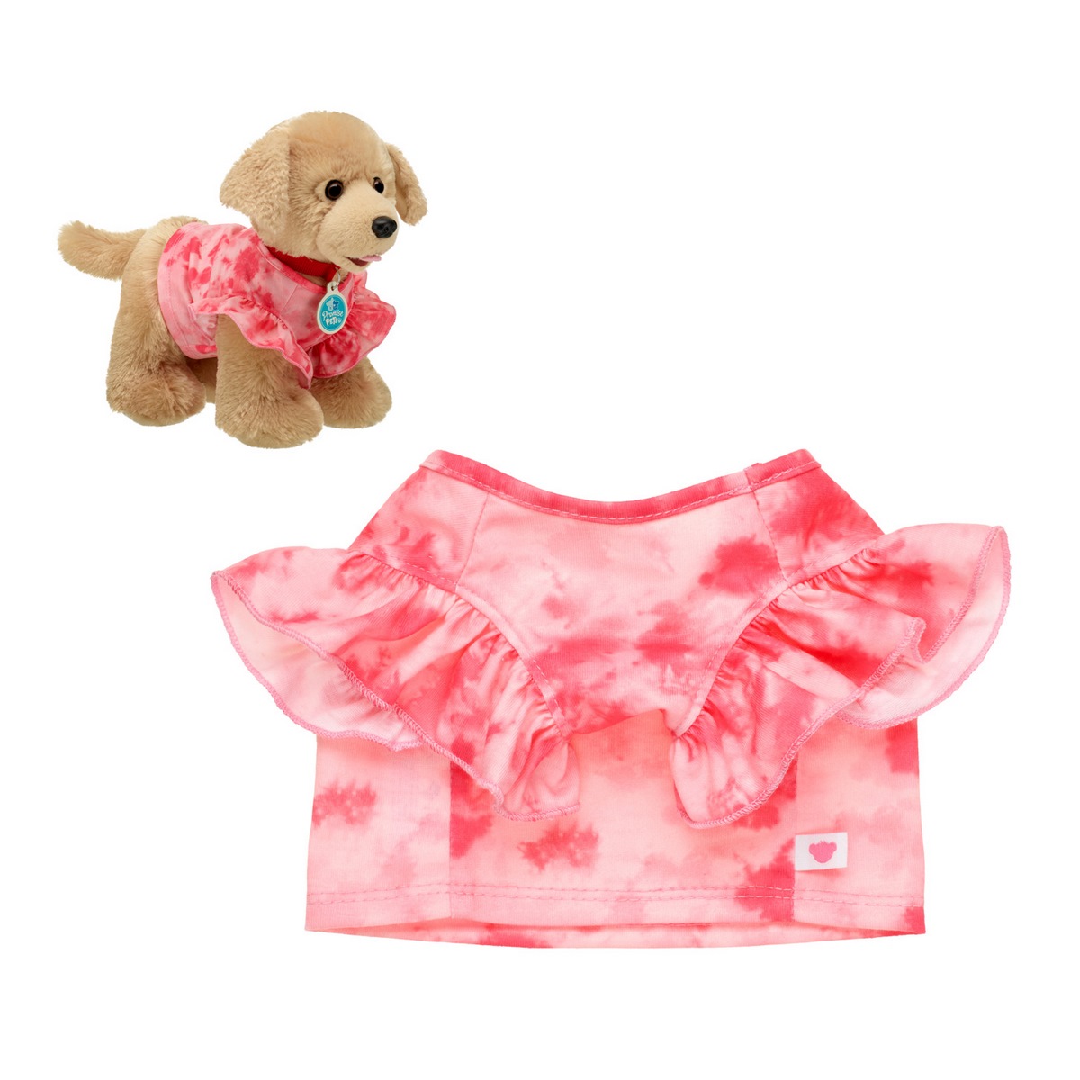 POLERON ROSA TIE DYE BUILD A BEAR PARA PELUCHE - 1