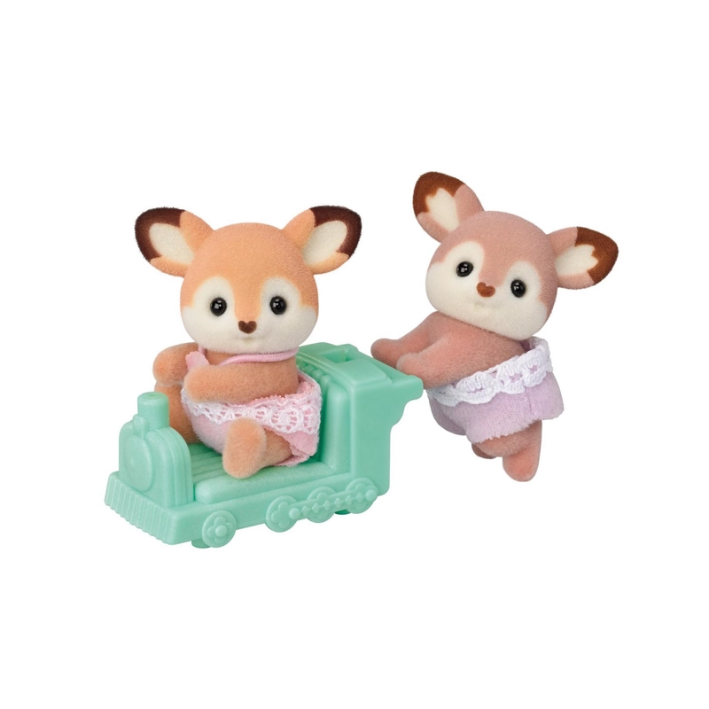 FIGURAS SYLVANIAN FAMILIES GEMELOS CIERVO COLECCION - 1