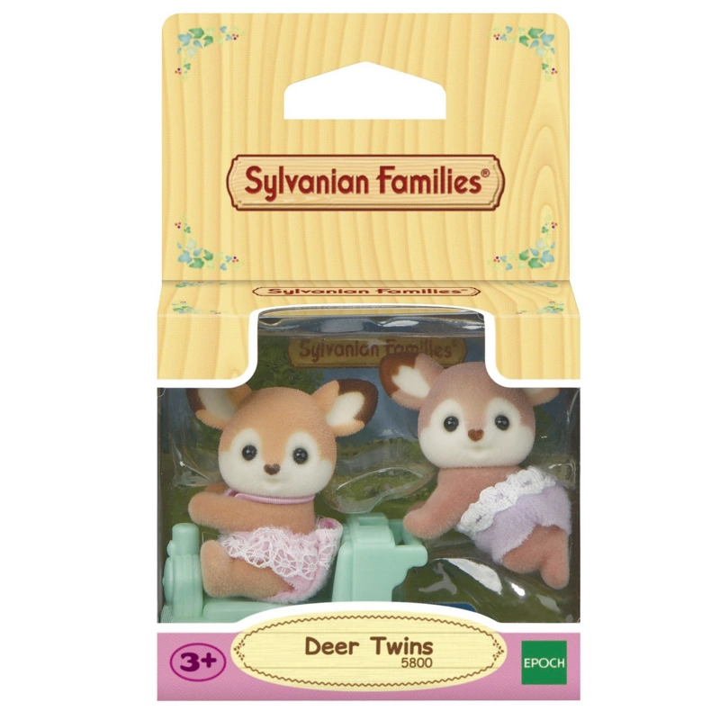 FIGURAS SYLVANIAN FAMILIES GEMELOS CIERVO COLECCION - 3