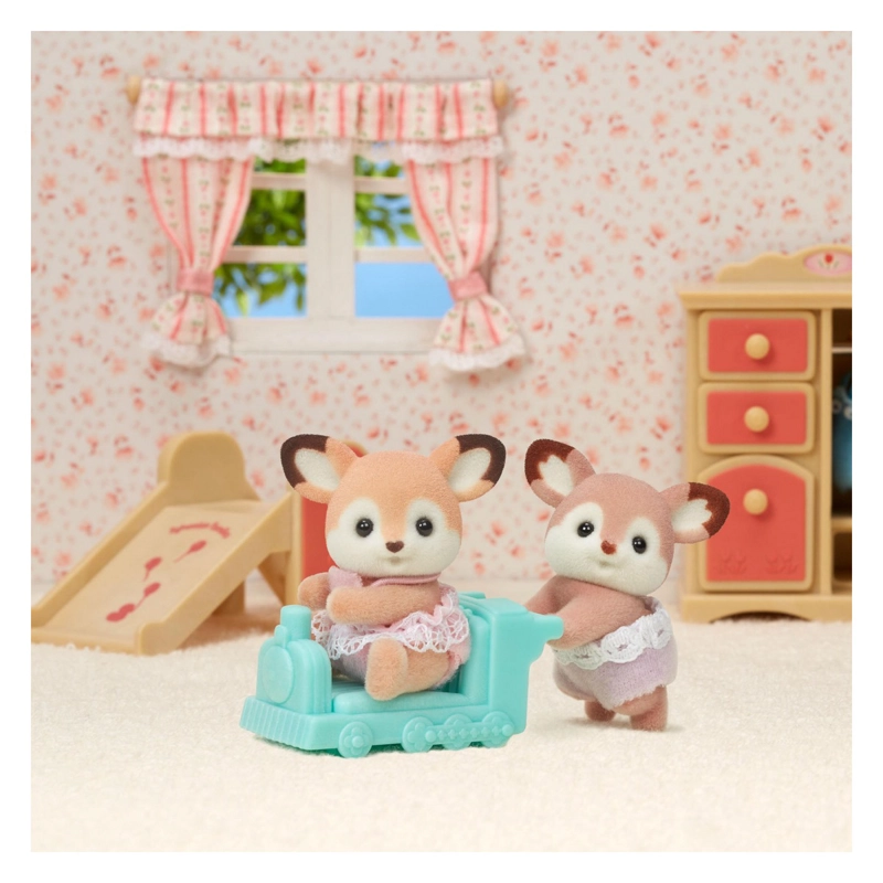 FIGURAS SYLVANIAN FAMILIES GEMELOS CIERVO COLECCION - 4