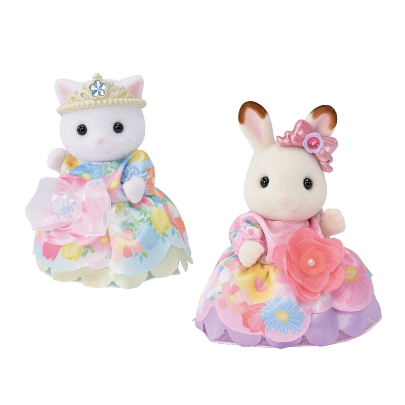 FIGURAS SYLVANIAN FAMILIES SET PRINCESAS FLORES PARA BEBE - 5