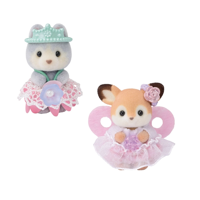 FIGURAS SYLVANIAN FAMILIES SET PRINCESAS FLORES PARA BEBE - 6