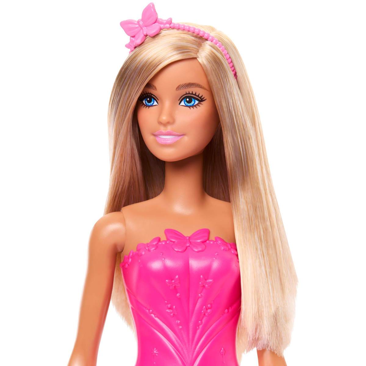 MUÑECA BARBIE ROYAL REFRESH VESTIDO ROSA Y ACCESORIOS - 2
