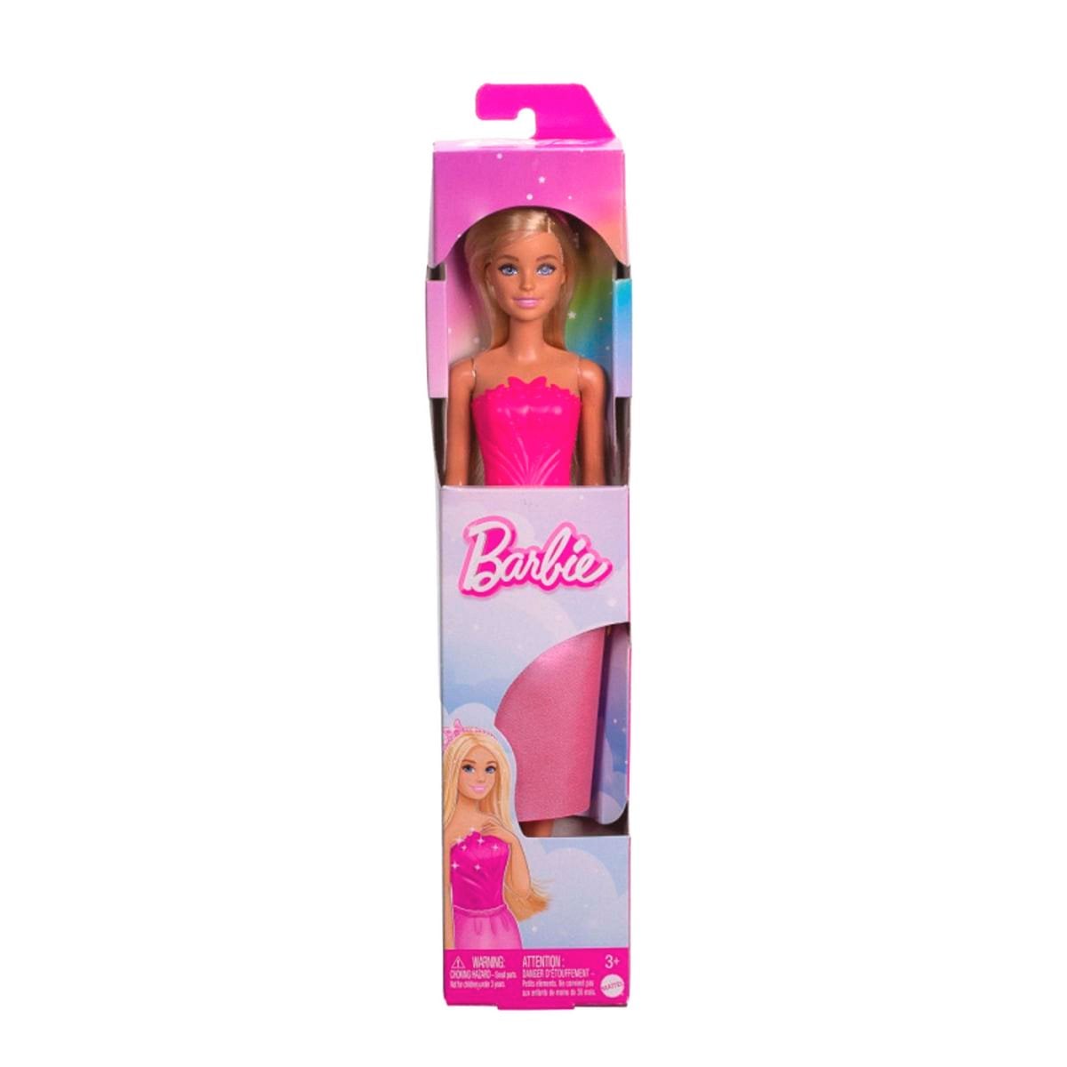 MUÑECA BARBIE ROYAL REFRESH VESTIDO ROSA Y ACCESORIOS - 3