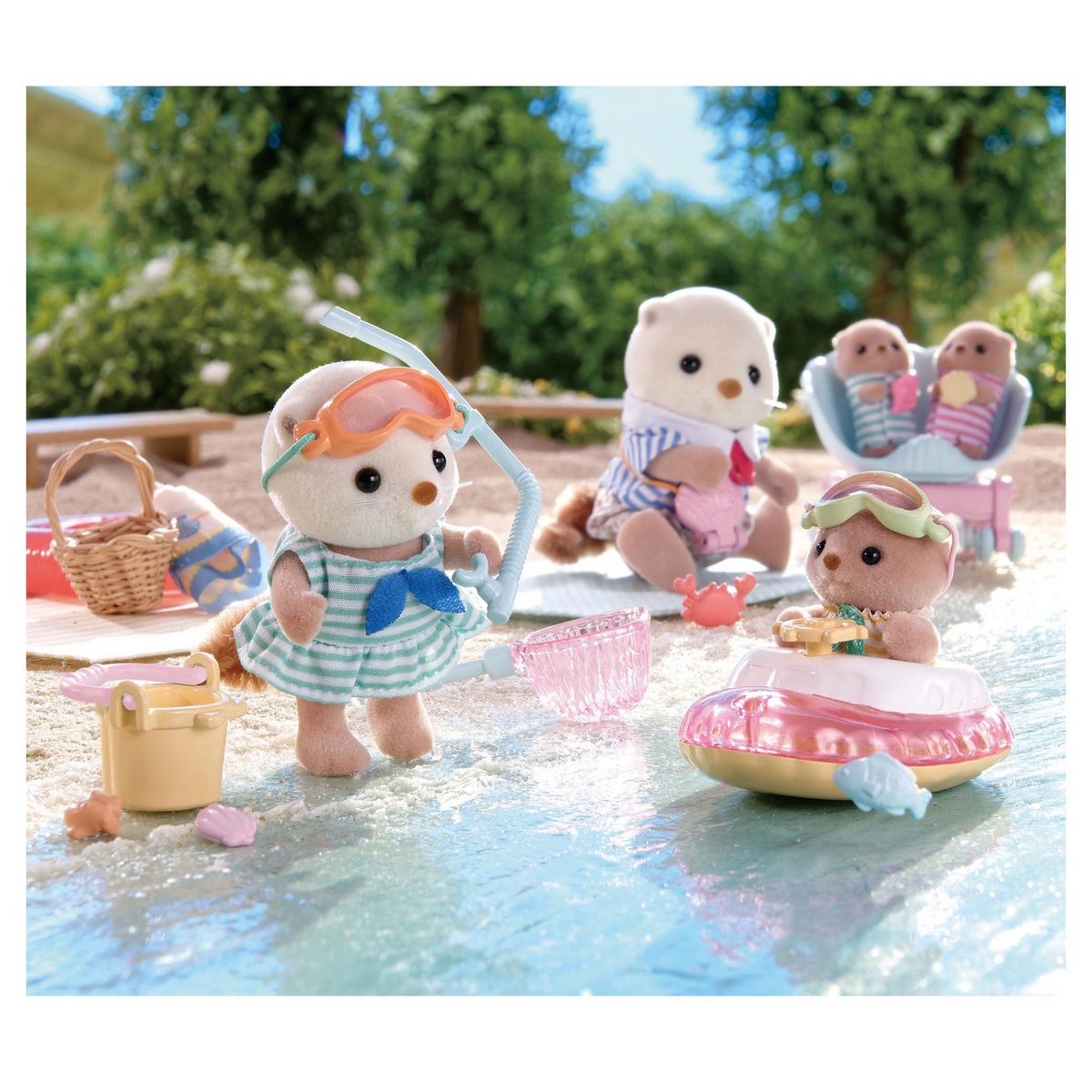 FIGURAS SYLVANIAN FAMILIES HERMANAS NUTRIA COLECCION - 6