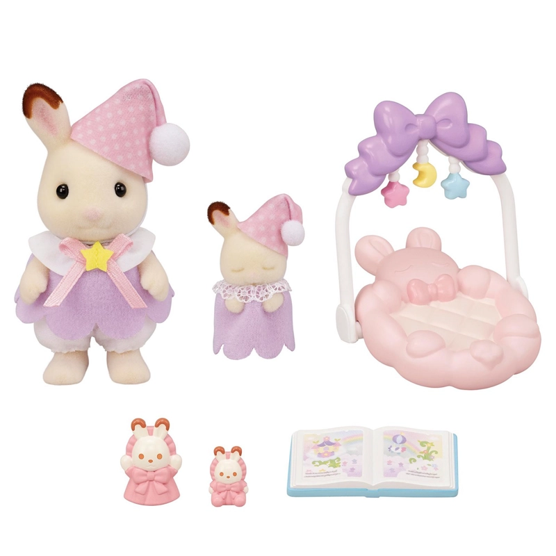 SET FIGURAS SYLVANIAN FAMILIES PARA BEBE  HORA DE DORMIR - 1