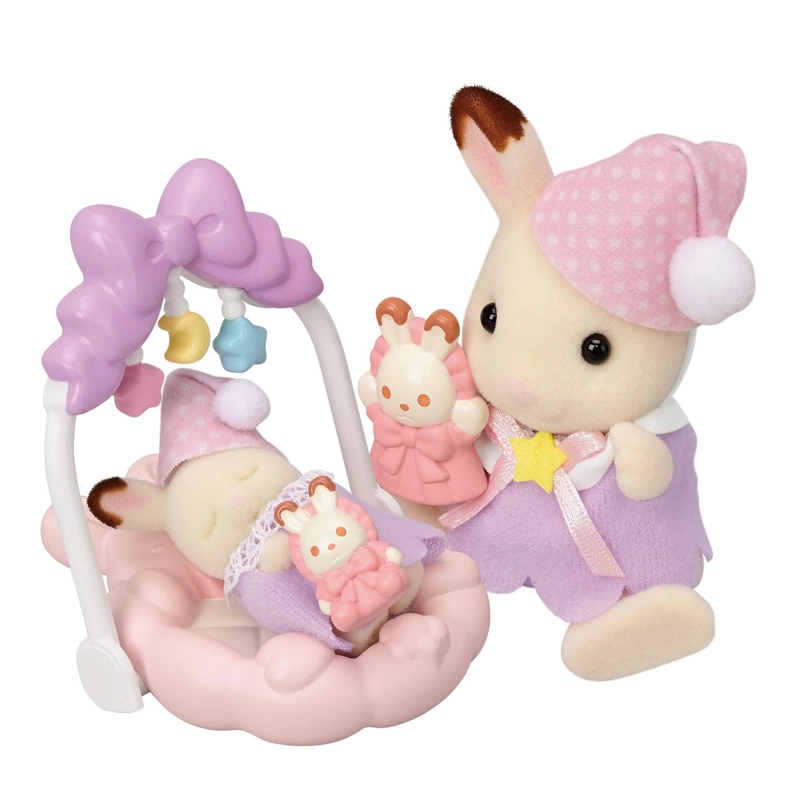 SET FIGURAS SYLVANIAN FAMILIES PARA BEBE  HORA DE DORMIR - 4