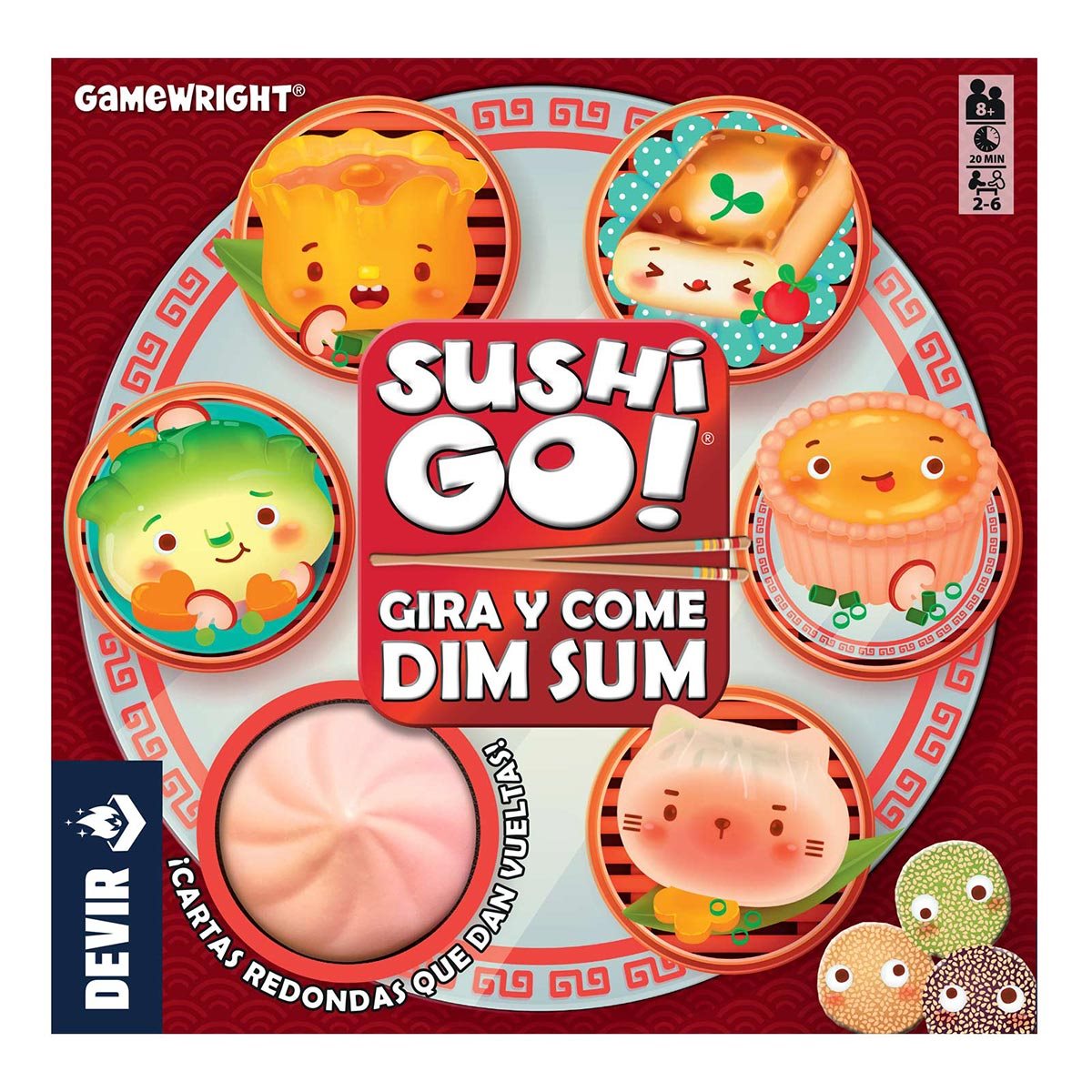 JUEGO DE MESA SUSHI GO CLASICO CARTAS - 3