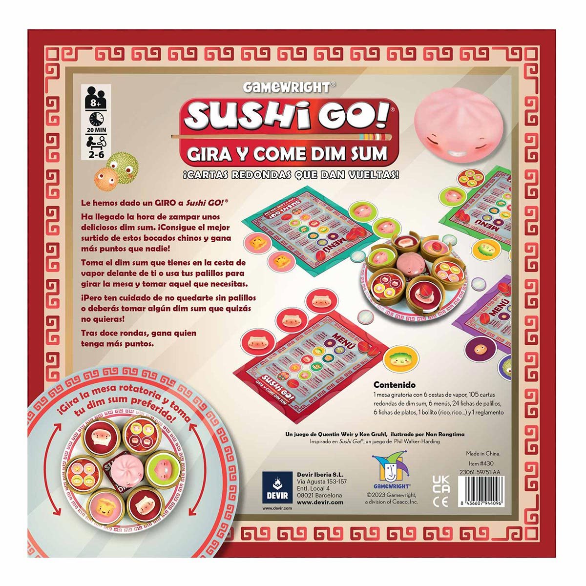 JUEGO DE MESA SUSHI GO CLASICO CARTAS - 4