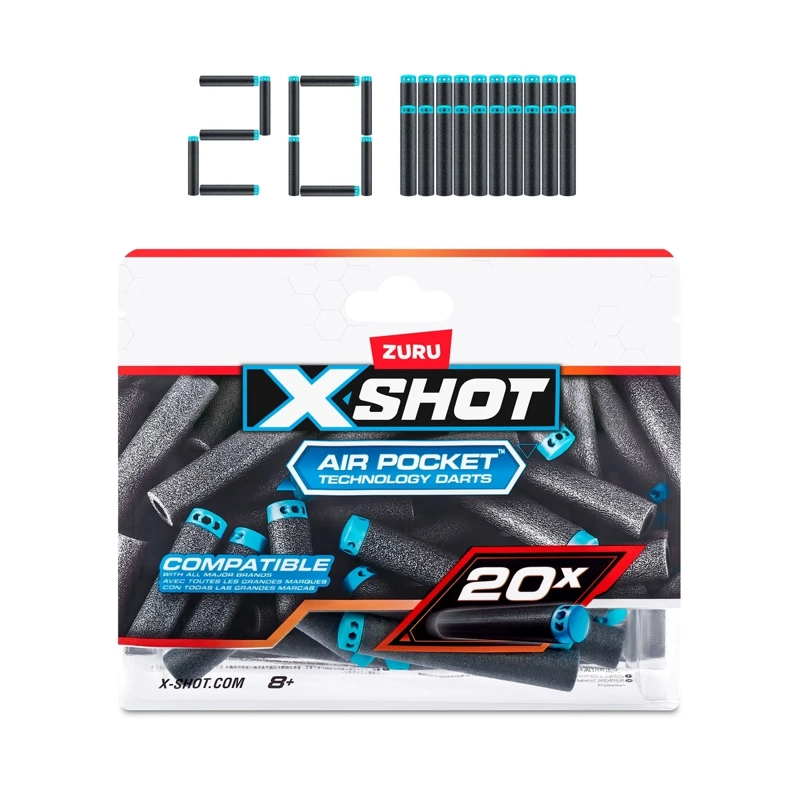 LANZADORES DARDOS X SHOT PACK 20 DARDOS - 4