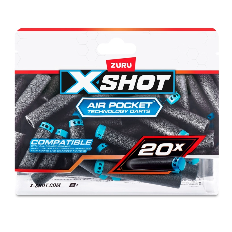 LANZADORES DARDOS X SHOT PACK 20 DARDOS - 8