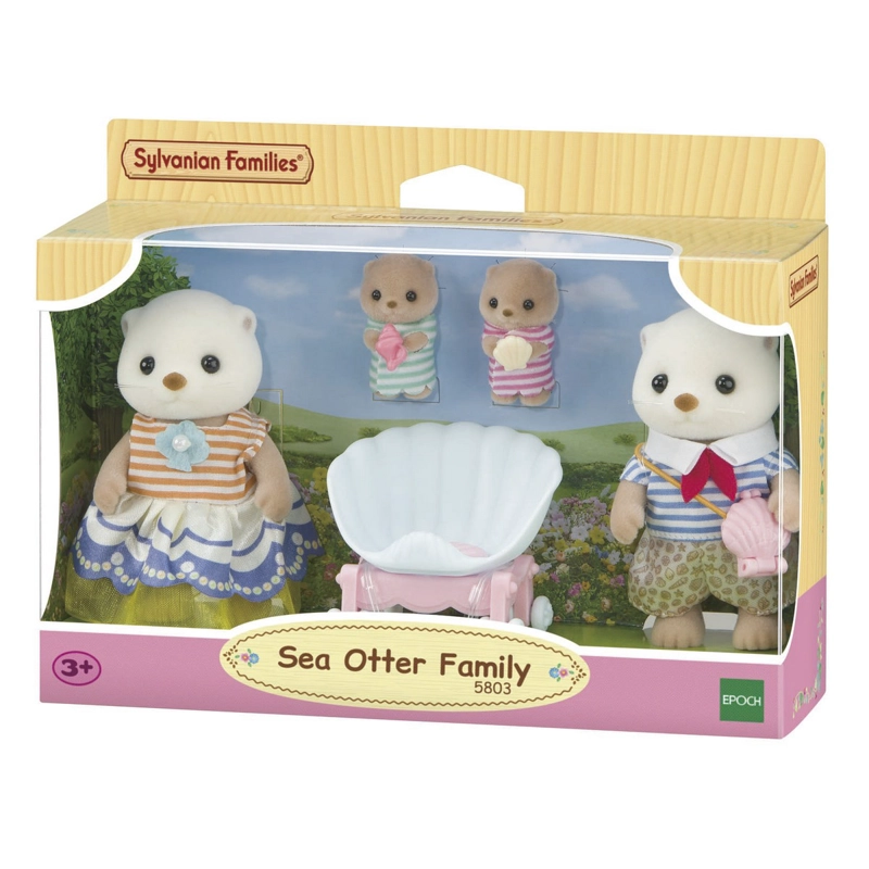 FIGURAS SYLVANIAN FAMILIES COLECCION FAMILIA NUTRIA MARINA - 2