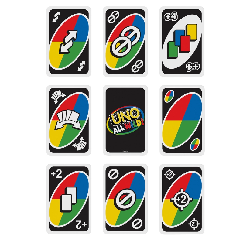 JUEGO DE CARTAS GAMES EDICION UNO ALL WILD - 4