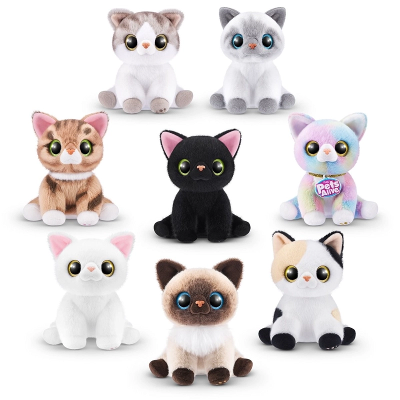 PELUCHE GATO ENAMORADO EN HUEVO PETS ALIVE - 2