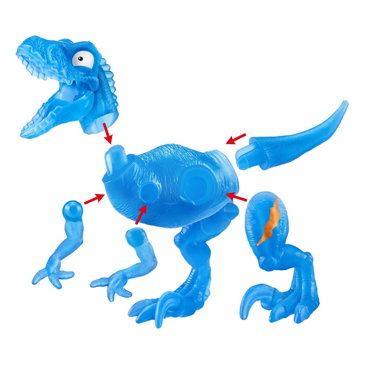 MINI HUEVO SMASHERS COLECCION DINOSAURIOS JURASSIC - 4