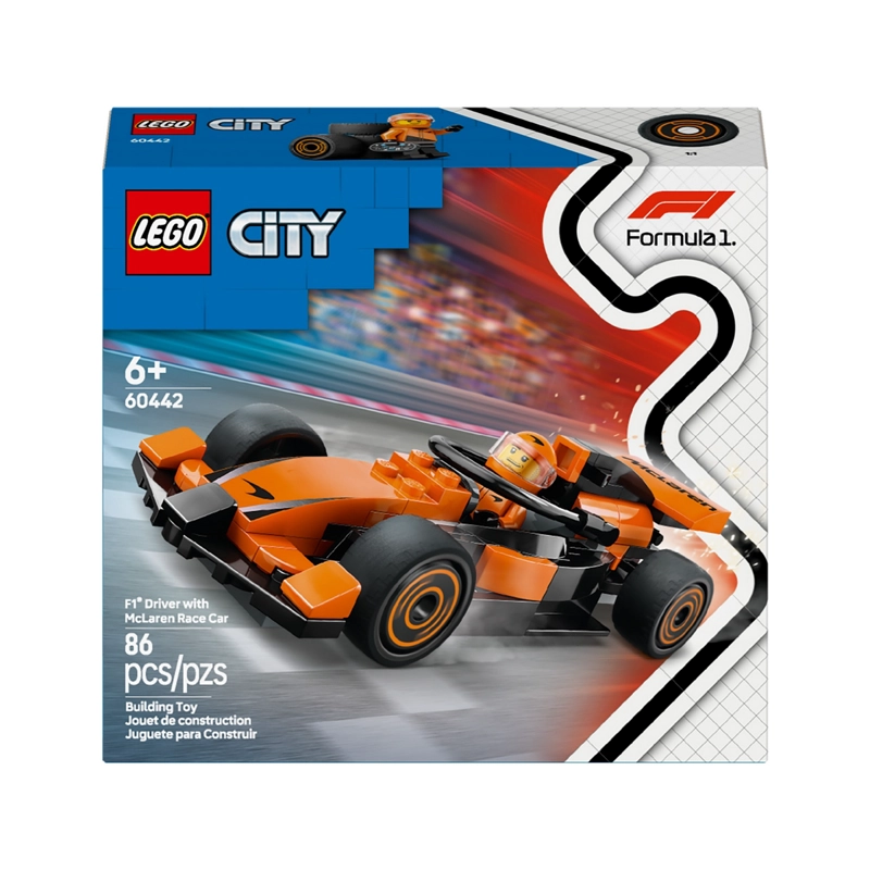 BLOQUES LEGO CITY PILOTO F1 CON AUTO MCLAREN 86 PIEZAS - 3