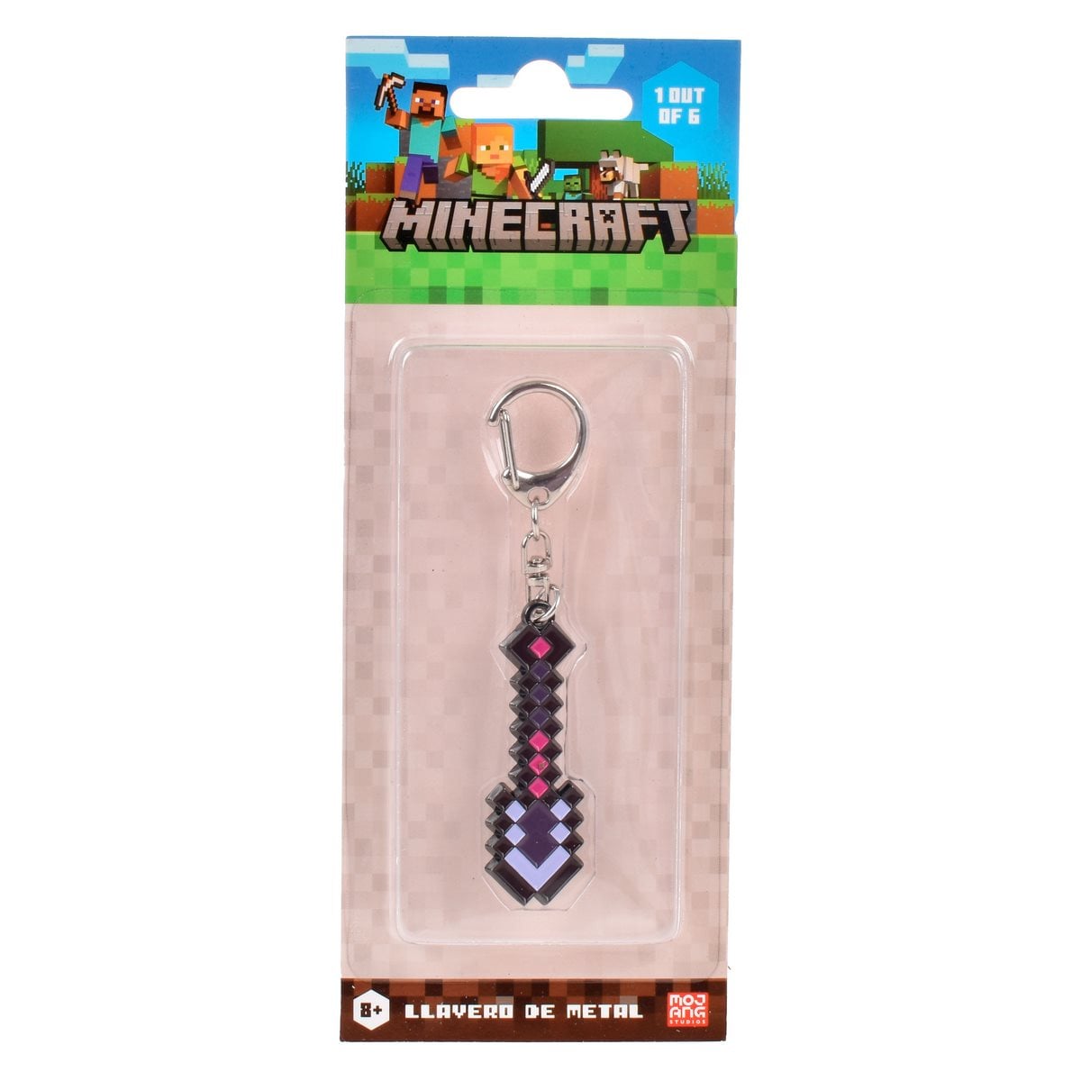 LLAVERO METALICO MINECRAFT COLECCION PALA - 3