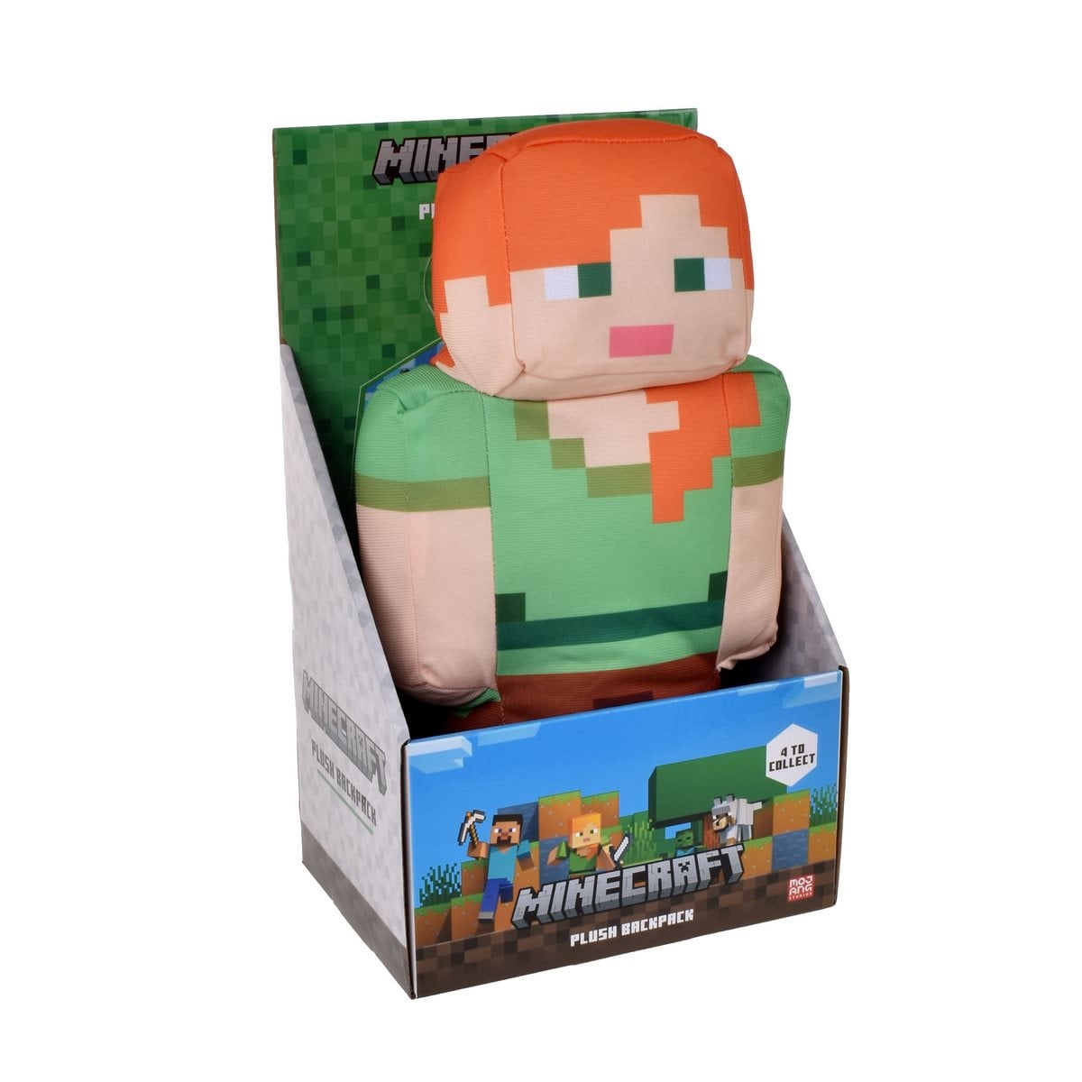 MOCHILA PELUCHE MINECRAFT 30 CM DISEÑO ADORABLE - 2