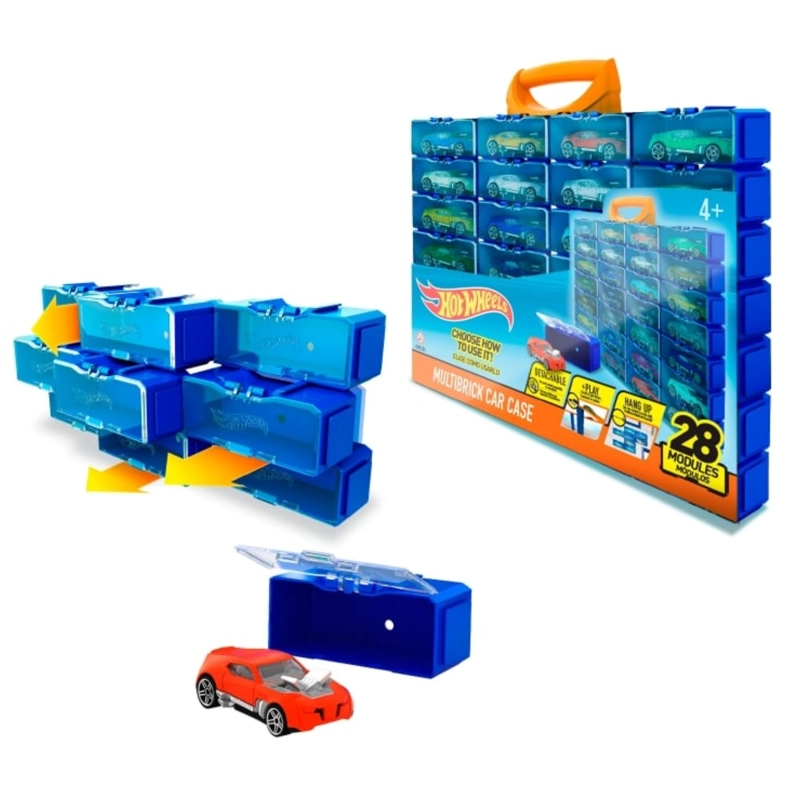 PORTA AUTOS HOT WHEELS MALETIN PARA 28 VEHICULOS - 1