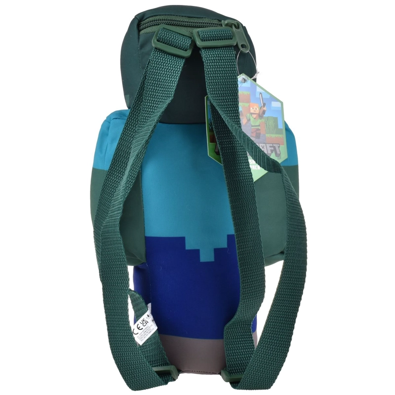 MOCHILA PELUCHE MINECRAFT ZOMBIE 30 CM - 5
