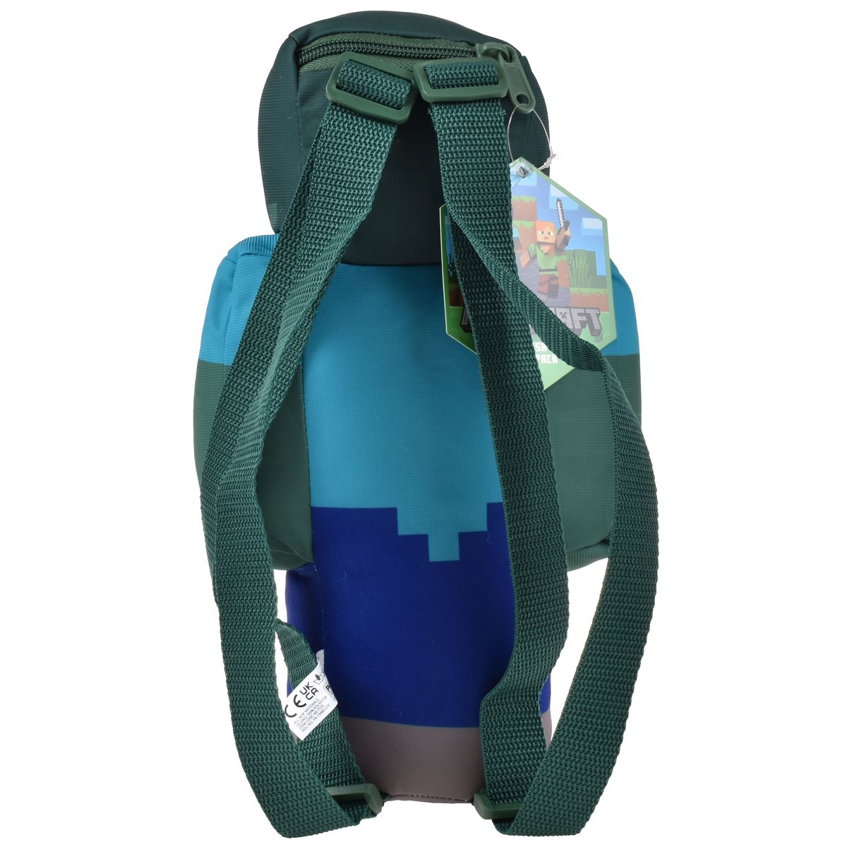 MOCHILA PELUCHE MINECRAFT ZOMBIE 30 CM - 5