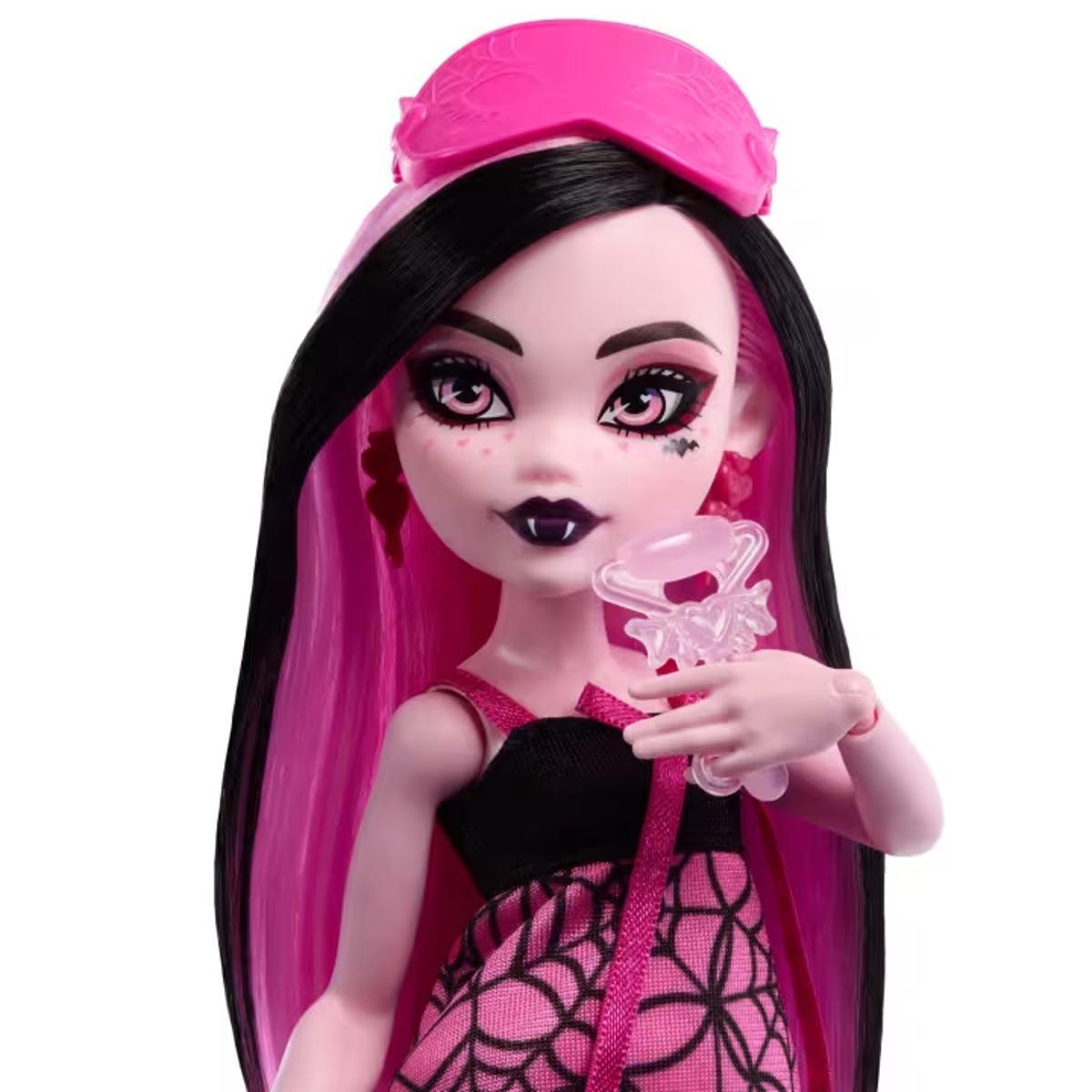 MUÑECA MONSTER HIGH PIJAMA DRACULAURA CON ACCESORIOS - 2