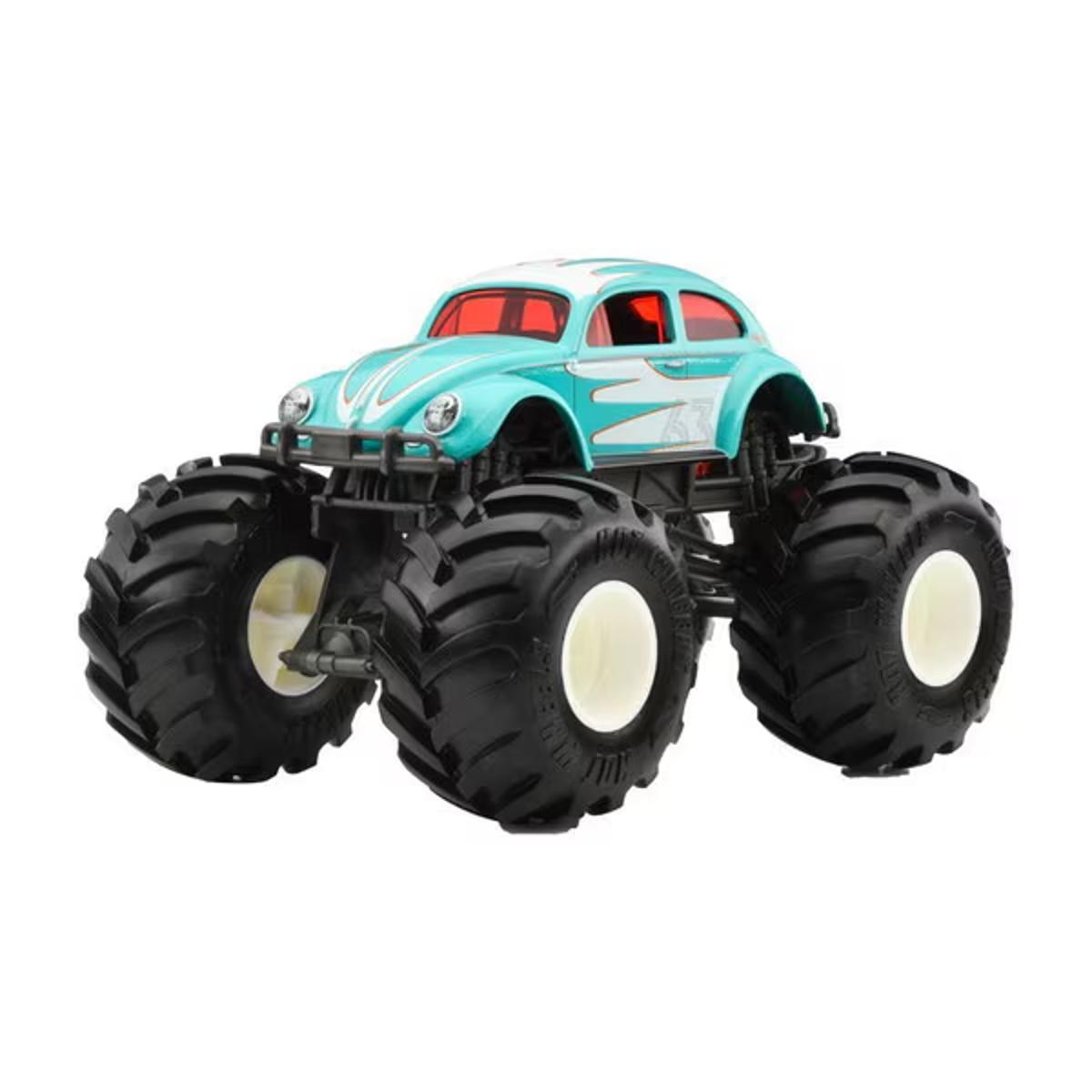VEHICULO HOT WHEELS ESCALA 1:24 MONSTER TRUCKS BEETLE - 1