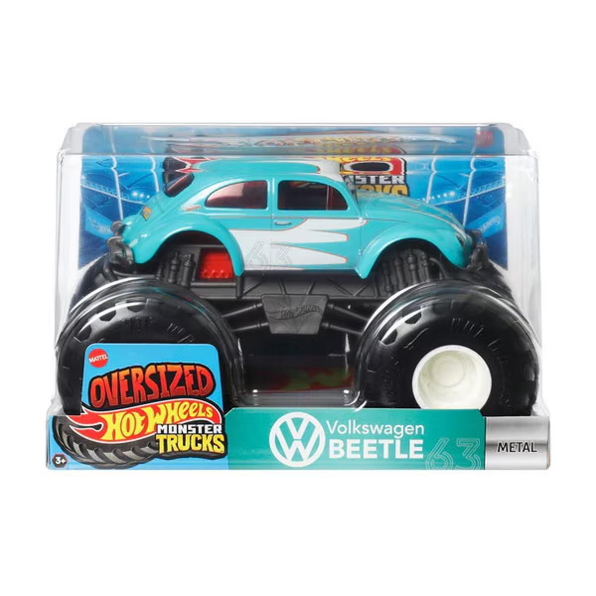 VEHICULO HOT WHEELS ESCALA 1:24 MONSTER TRUCKS BEETLE - 2