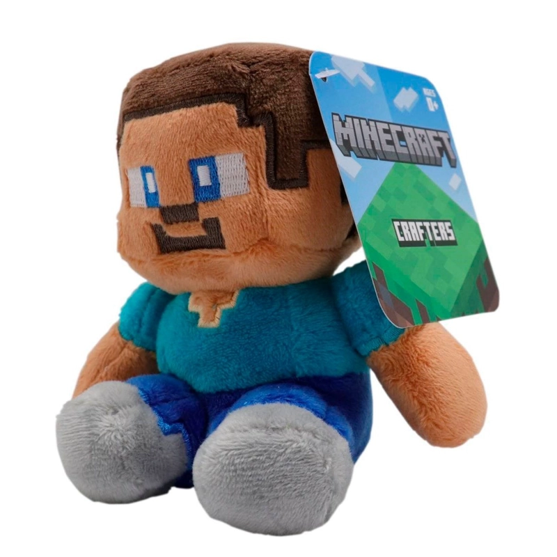 MINECRAFT 12CM MINI PLUSH CRAFTERS - STEVE - 1