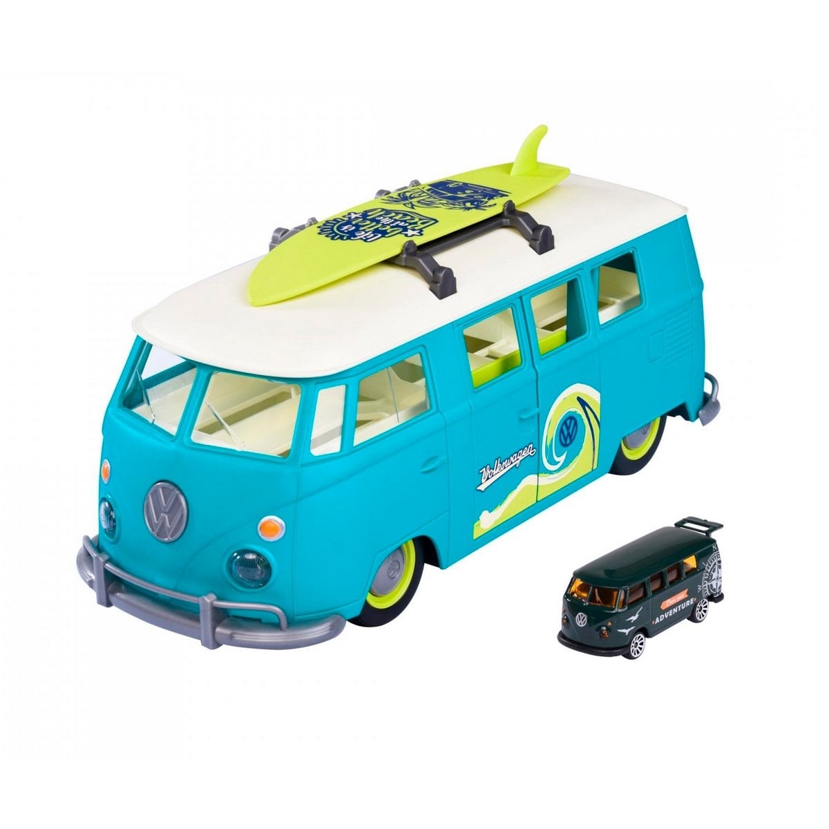 VEHICULO MAJORETTE VW T1 MALETA COLECCION AUTO - 1