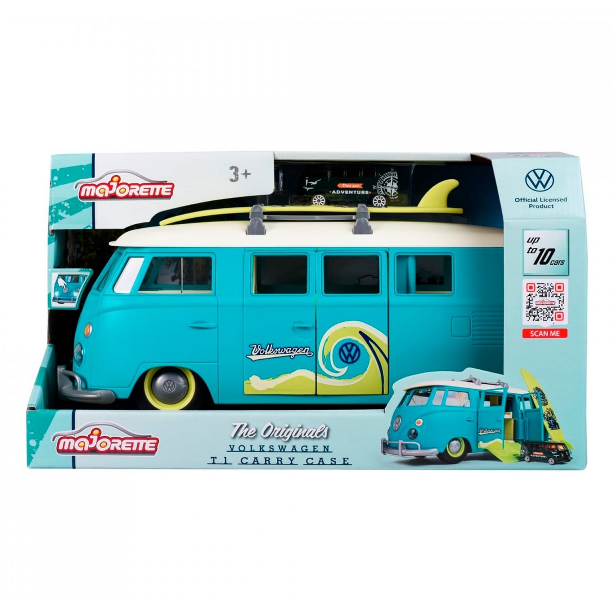 VEHICULO MAJORETTE VW T1 MALETA COLECCION AUTO - 3