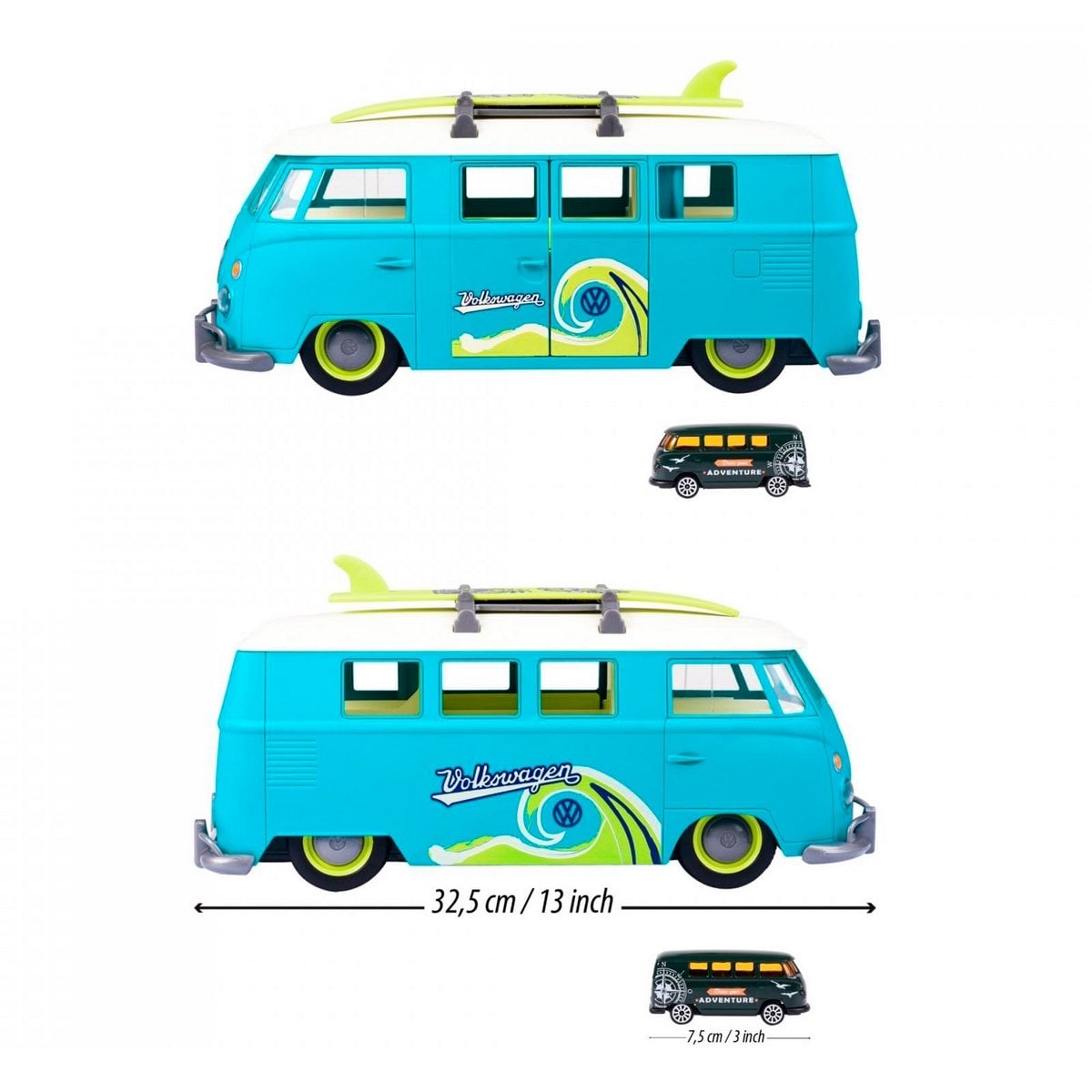 VEHICULO MAJORETTE VW T1 MALETA COLECCION AUTO - 4