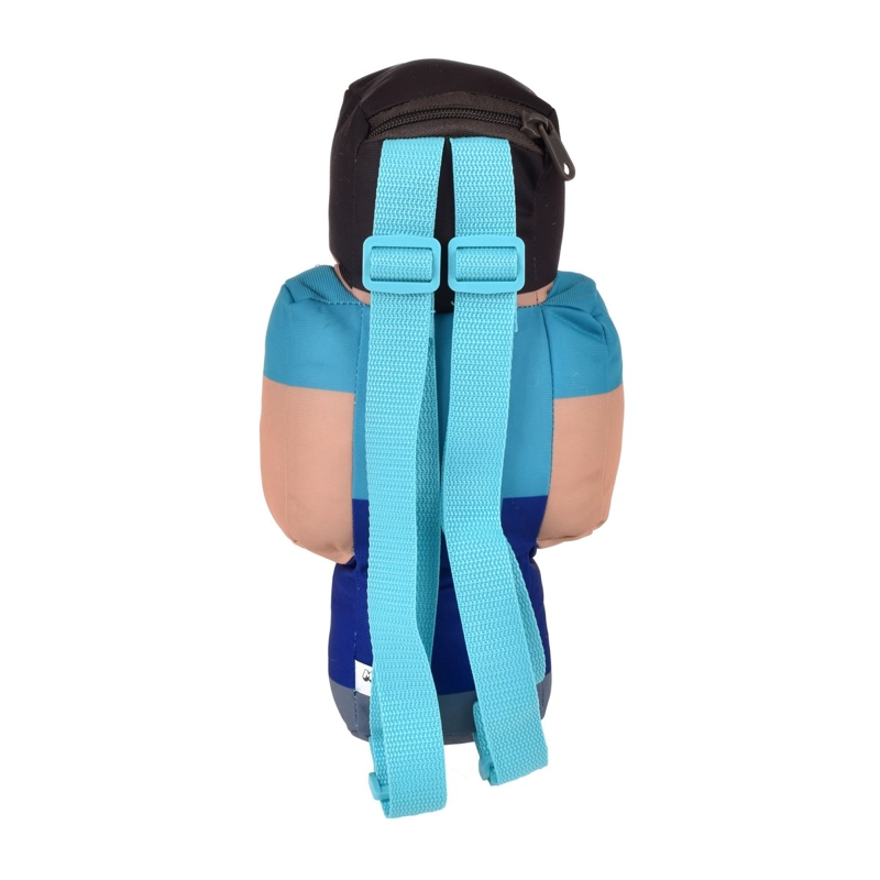 MOCHILA PELUCHE MINECRAFT 30 CM DISEÑO STEVE - 4
