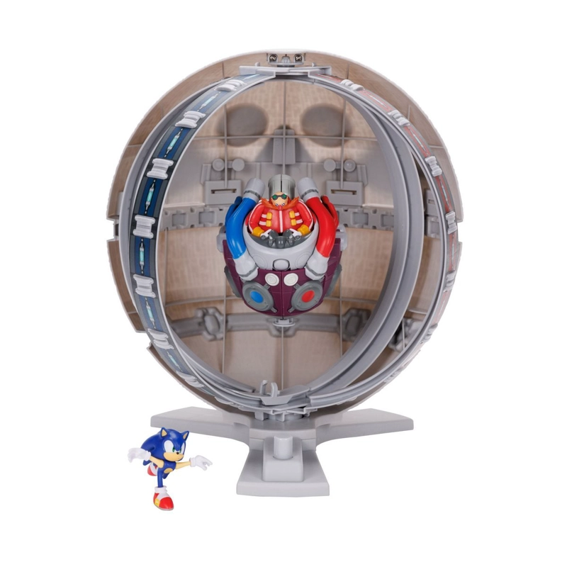 PLAYSET SONIC DEATH EGG CON FIGURA RUNNING SONIC 5 CM - 1