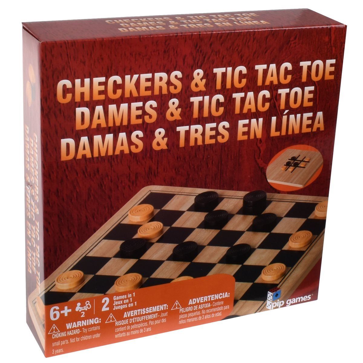 JUEGO DE MESA DAMAS Y GATO 24 PIEZAS - 5