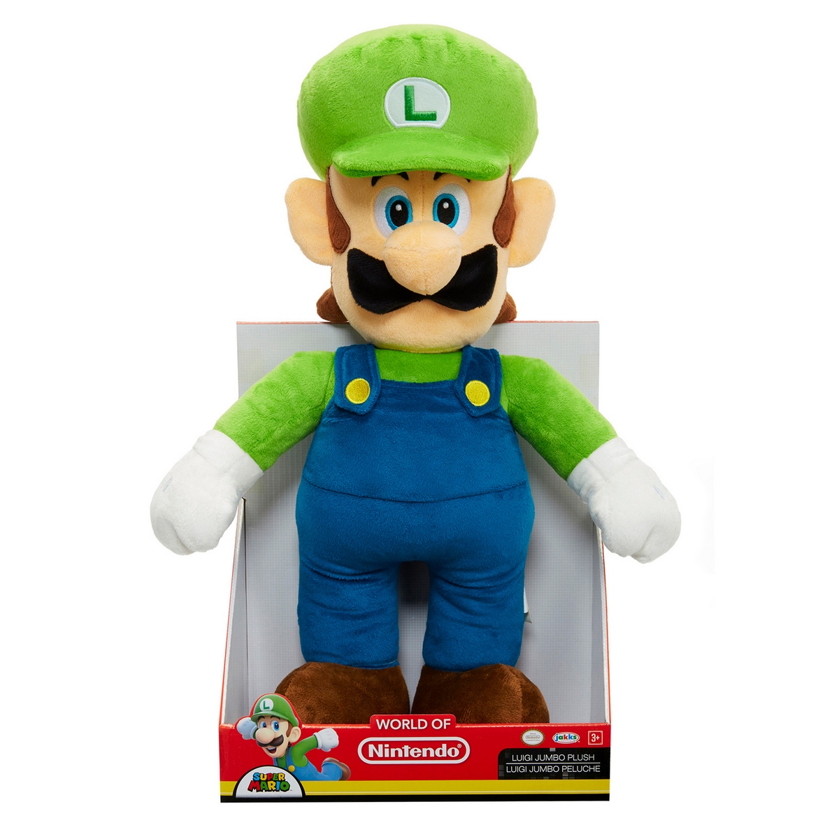 PELUCHE JUMBO LUIGI DE NINTENDO - 3
