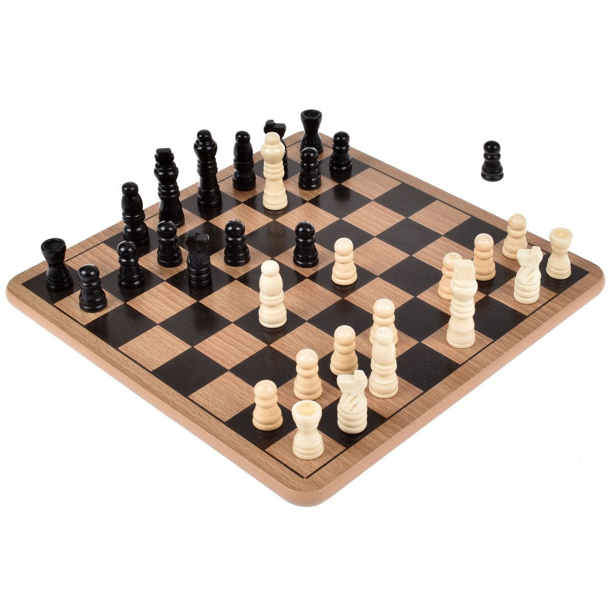 JUEGO DE MESA AJEDREZ CLASICO DE MADERA - 3